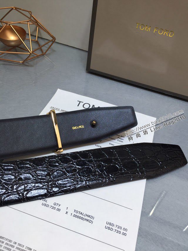 TOM FORD商務男士皮帶 湯姆福特雙面小牛皮腰帶  jjp1874
